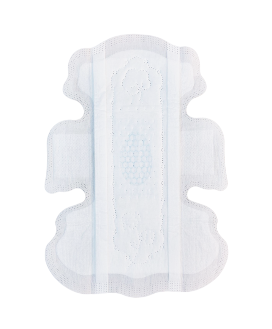 Floating-Core Sanitary Pads